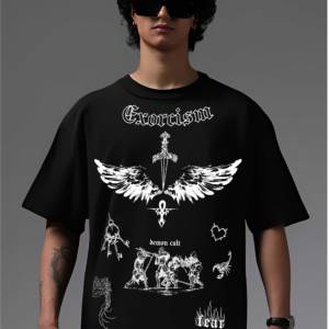 EXORCISM BLACK OVERSIZED T SHIRT