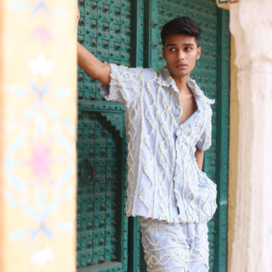 DENIM HANDWOVEN - SHIRT