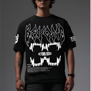 VENOM JAW BLACK OVERSIZED T SHIRT