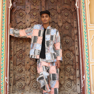 UPCYCLED PATCHWORK HANDWOVEN - JACKET