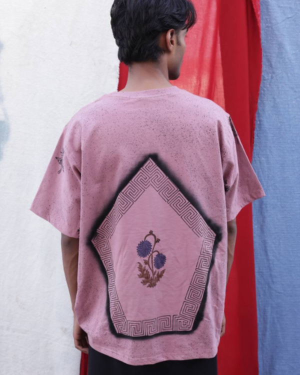 WARM ILLUSION BLOCK PRINTED - Tshirt
