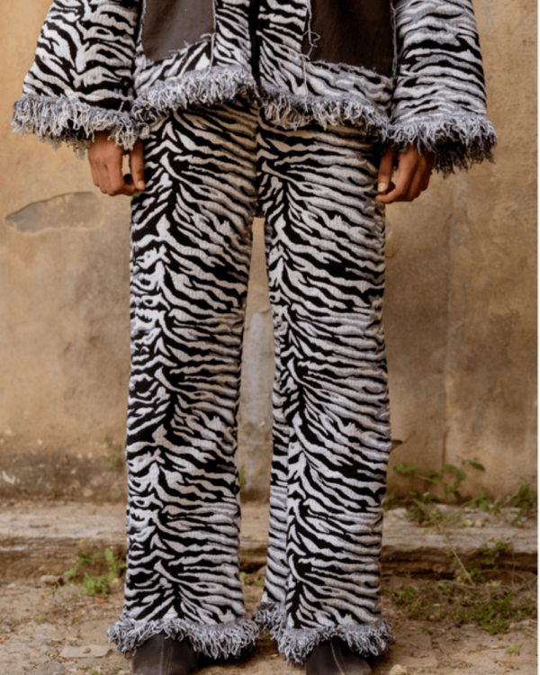 STRIPED EQUINE HANDWOVEN - PANTS