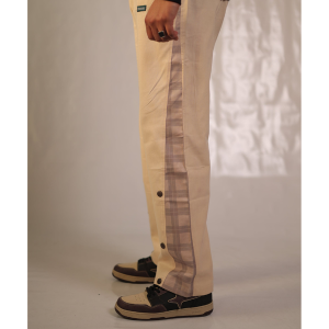 Side Checkered Cargo Pants