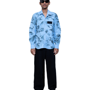CRUSHED DARK SHIRT / COTTON