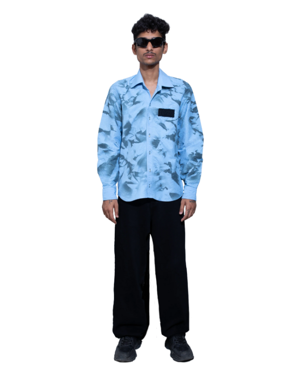 CRUSHED DARK SHIRT / COTTON