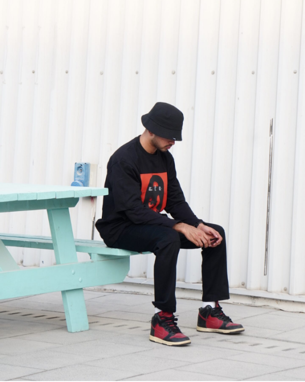 Relaxed Fit Black T-shirt