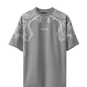 SMOKE SCREEN GREY OVERSIZED TEE