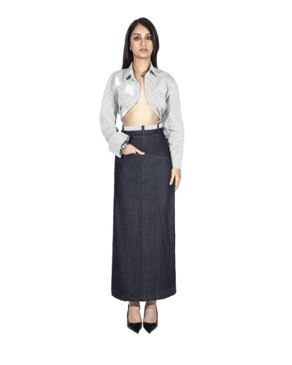 REVERSIBLE SKIRT / DENIM