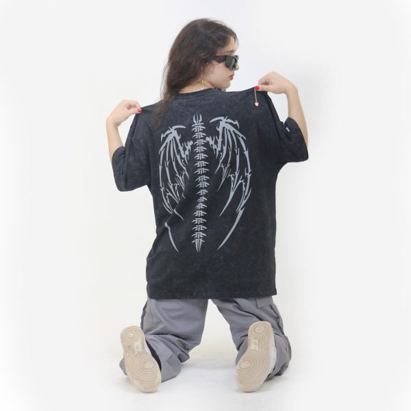 ACID WASH WINGS T-SHIRT - Image 3