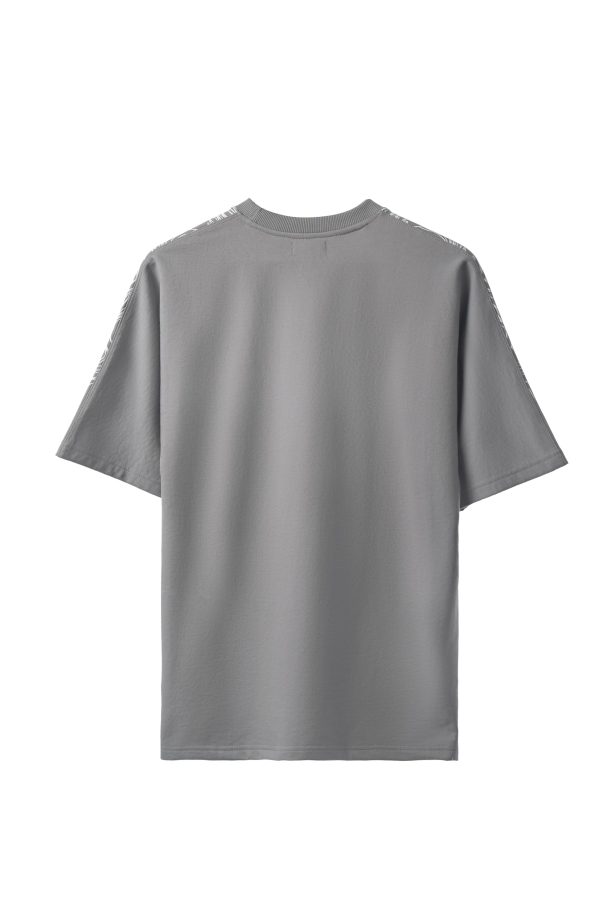 SMOKE SCREEN GREY OVERSIZED TEE - Image 3