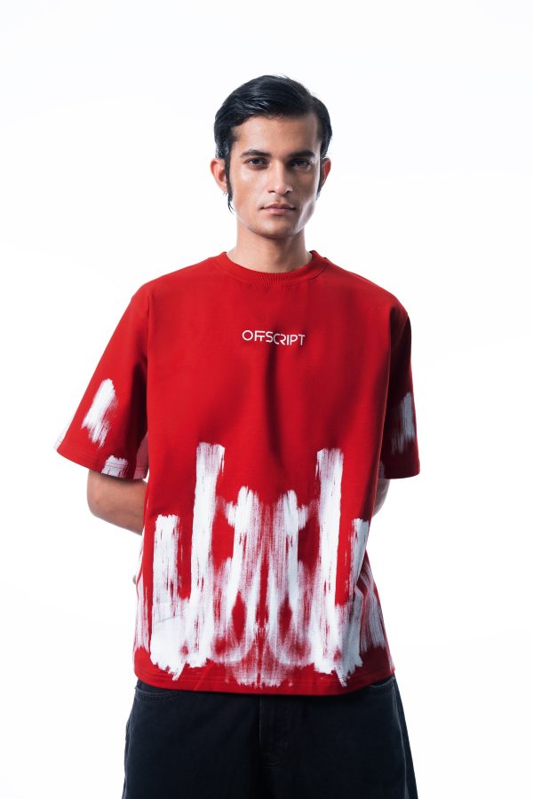 SCARLET CANVAS RELAXED TEE - Image 2