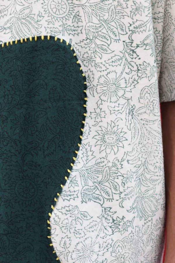GREEN-WHITE FUSION - Tshirt - Image 3