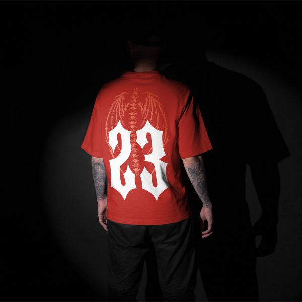 RED 23 WINGS T-SHIRT - Image 3