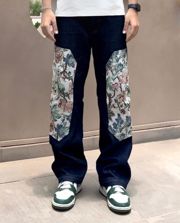 Floral Jacquard Denim - Image 3
