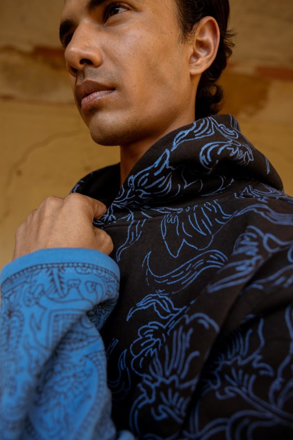 MIXED EMOTIONS BLOCK PRINTED - HOODIE - Image 6