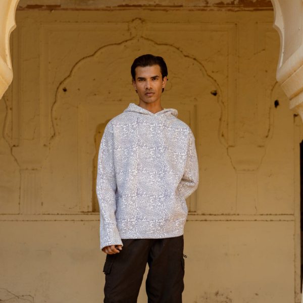 HERITAGE PURPLES BLOCK PRINTED - HOODIE - Image 3