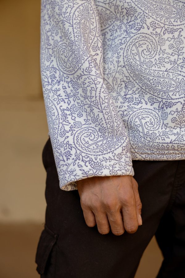 HERITAGE PURPLES BLOCK PRINTED - HOODIE - Image 2