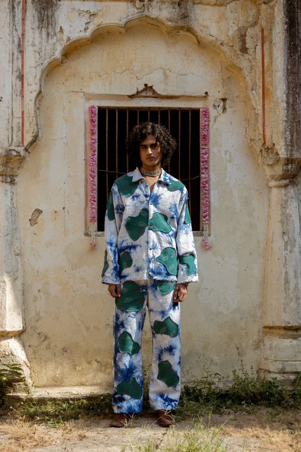 TIE-DYE HANDMADE PATCHWORK - PANTS - Image 3