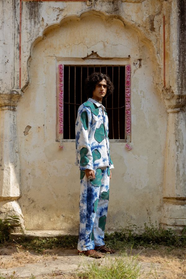 TIE-DYE HANDMADE PATCHWORK - PANTS - Image 2