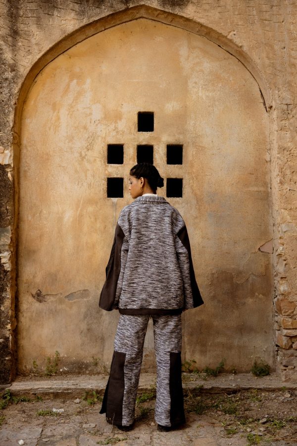 STARK CONTRAST HANDWOVEN - JACKET - Image 8