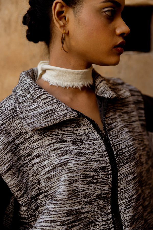 STARK CONTRAST HANDWOVEN - JACKET - Image 4