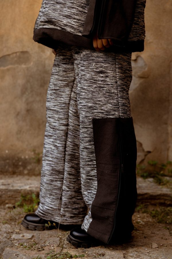 STARK CONTRAST HANDWOVEN - PANTS - Image 5