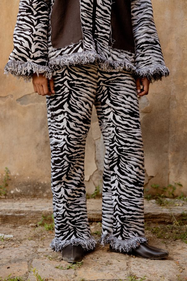 STRIPED EQUINE HANDWOVEN - PANTS - Image 5