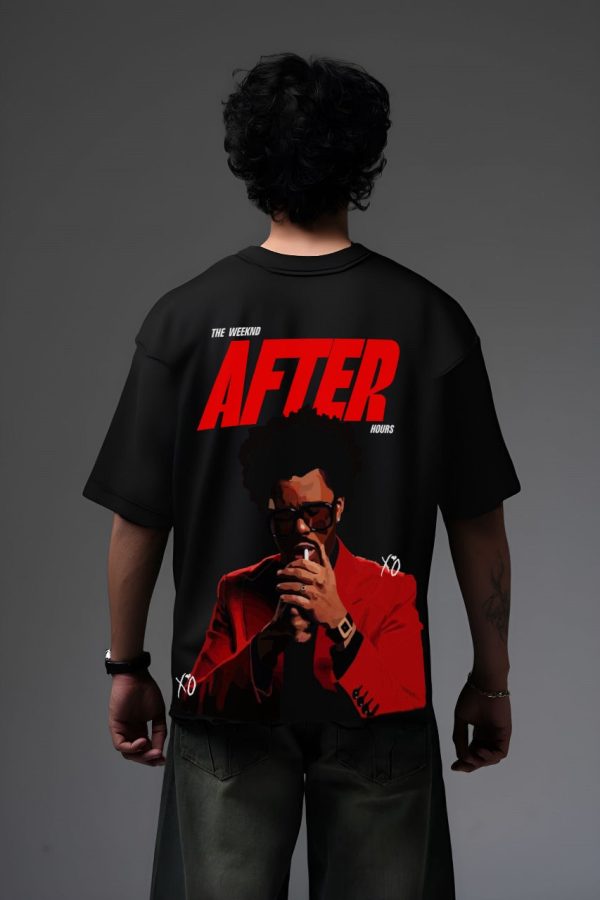WEEKEND Black OVERSIZED T SHIRT - Image 4