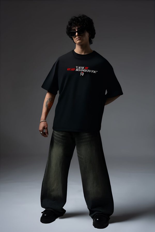 WEEKEND Black OVERSIZED T SHIRT - Image 3