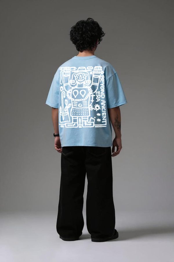BEYOND ACIENT SKY BLUE T SHIRT - Image 2