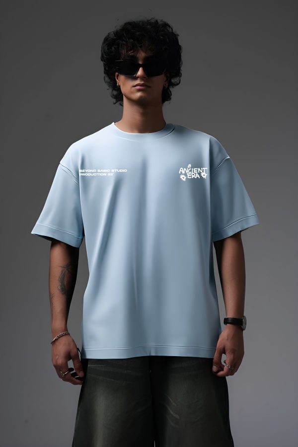 BEYOND ACIENT SKY BLUE T SHIRT - Image 4