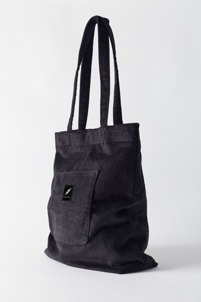 Black Corduroy Tote Bag - Image 5