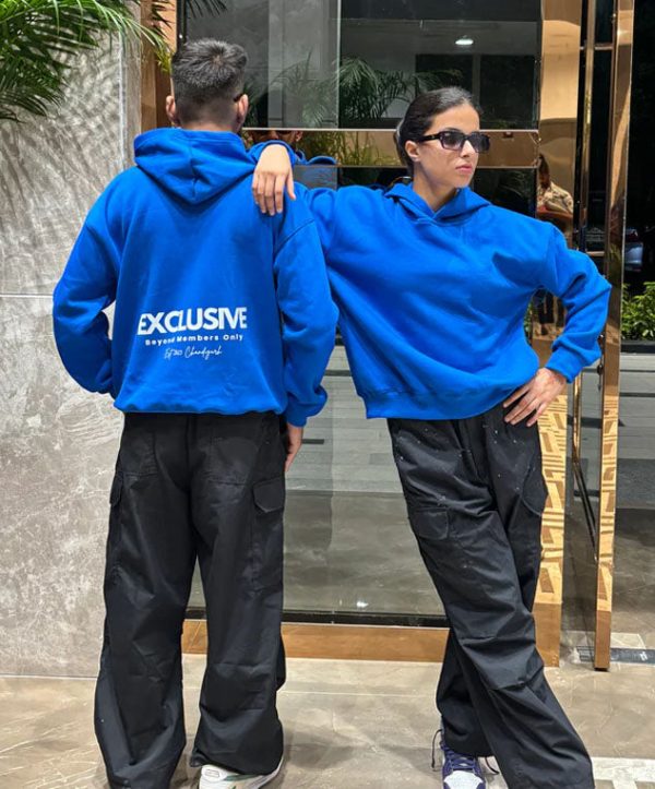 Oversized Hoodie - Royal Blue Exclusive - Image 2