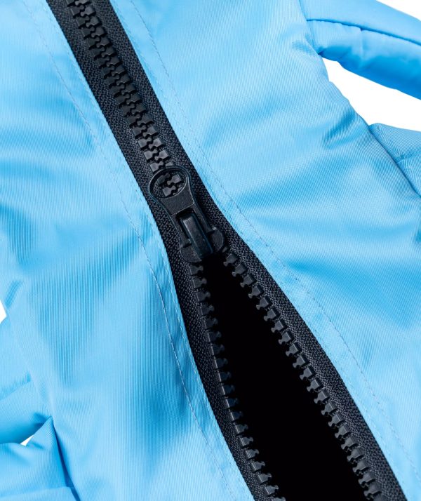 BLUE Quilted puffer Tote Bag - Image 3