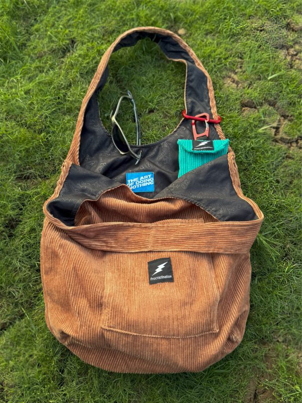 Coco brown Corduroy hobo Bag - Image 4