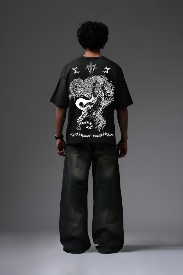 EXORCISM BLACK OVERSIZED T SHIRT - Image 5