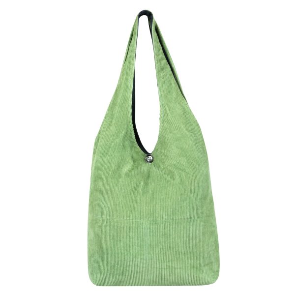 Matcha Green Corduroy Hobo Bag - Image 6