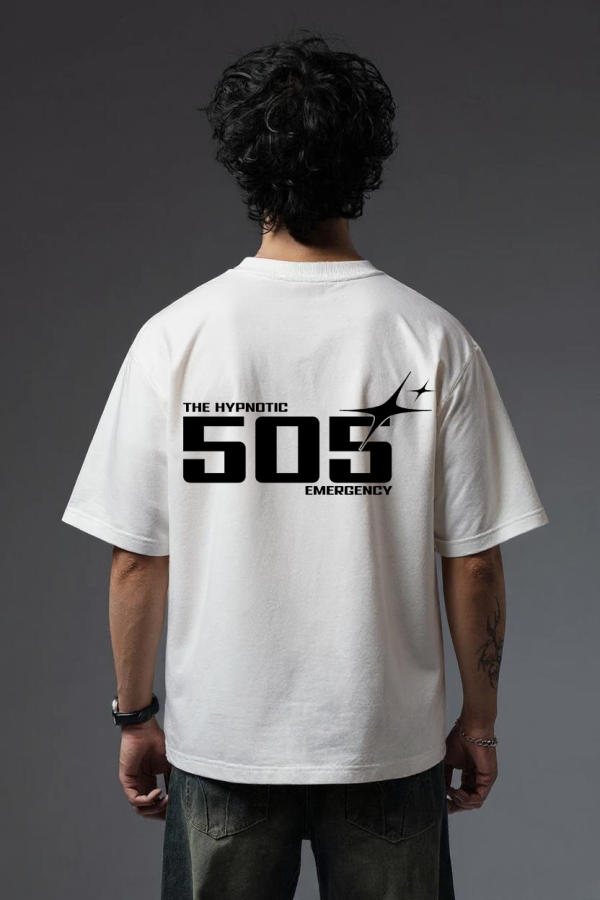 HYPNOSIS WHITE OVERSIZED T-SHIRT - Image 5