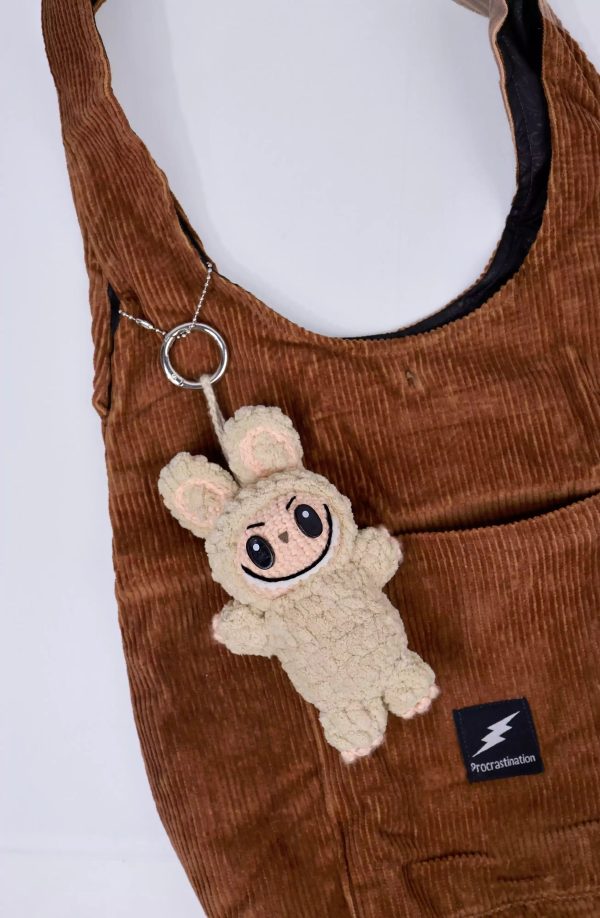 Crochet Labubu Doll - Soymilk - Image 5