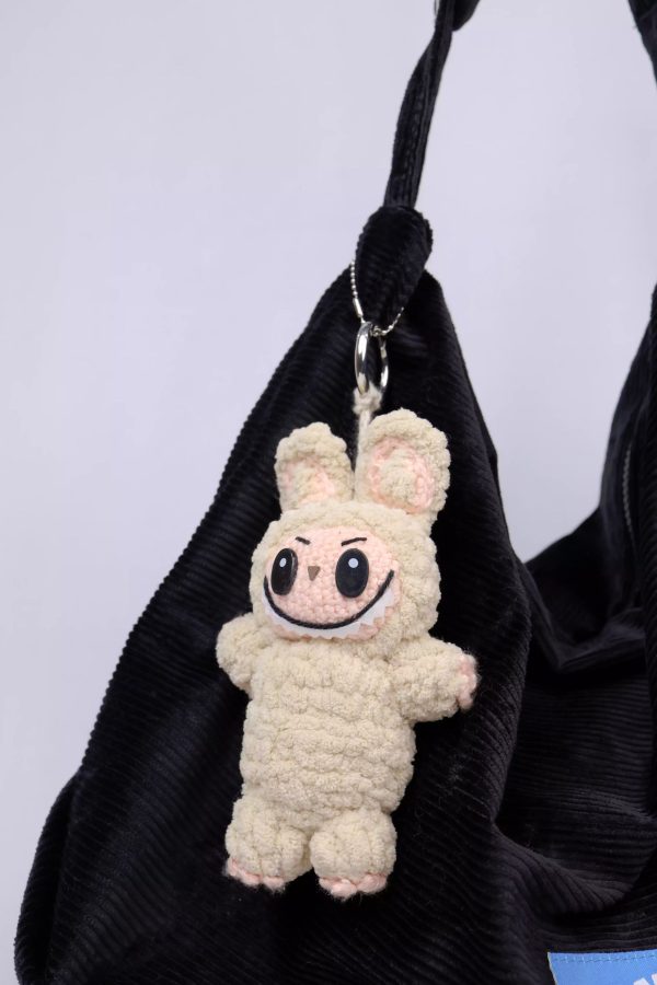Crochet Labubu Doll - Soymilk - Image 6