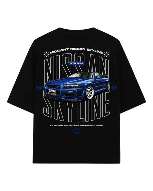 NISSAN GTR OVERSIZED T SHIRT - Image 2