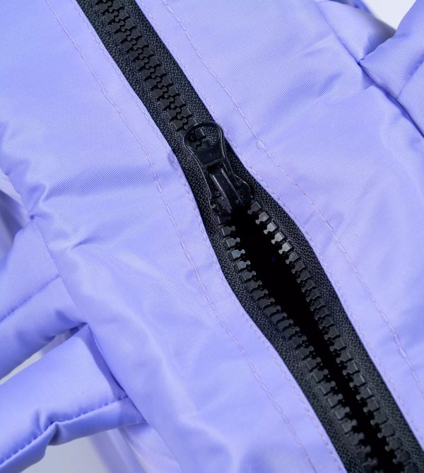 Purple Quilted puffer Tote Bag - Image 3
