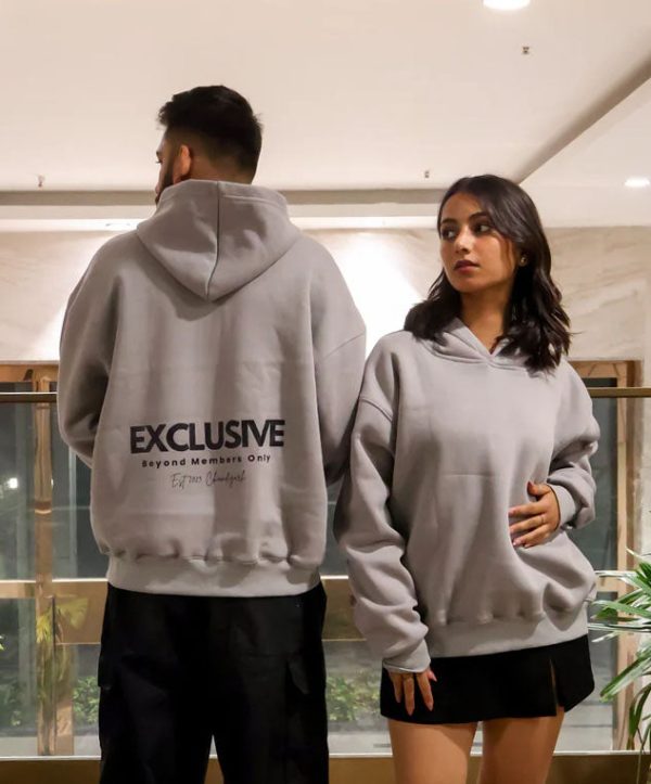 Oversized Hoodie - Grey Exclusive - Image 2